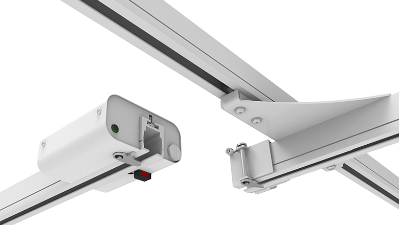 PLS-tilsysteem met hall-sensoren van Sentech