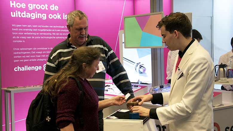 De Sentech Challenger aan het werk op de Precisiebeurs 2017