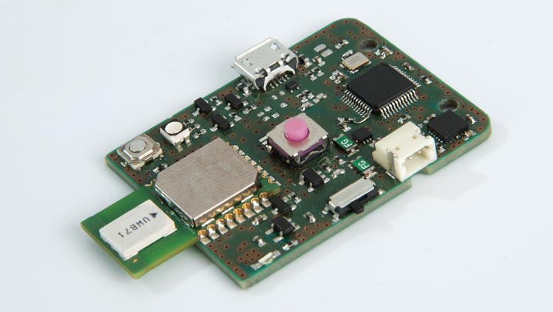 Ultra wideband locatie tag pcb