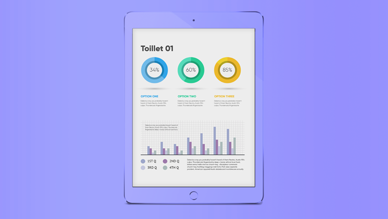 IoT Toilet dataopslag