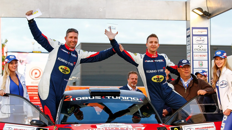 Young professional Hermen Kobus wint rally Hellendoorn