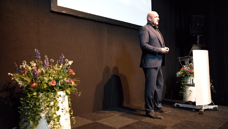 André Kuipers spreekt over ketenintegratie op de Klantendag 2018