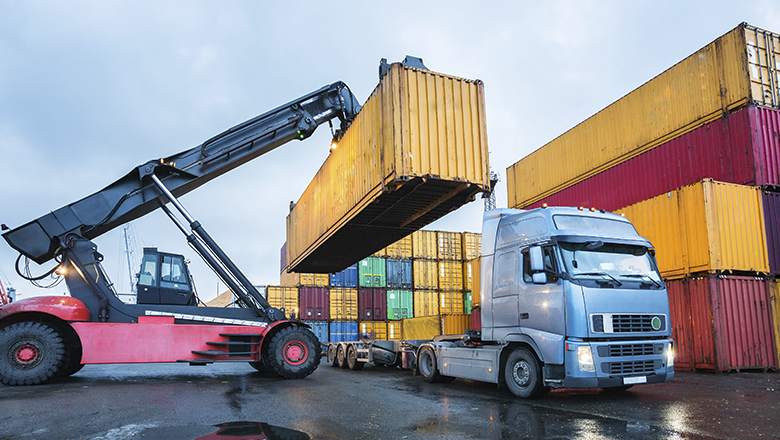Automotive sensors and solutions for heavy vehicles in container handling