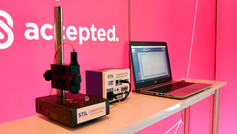 Sentech op Precisiebeurs 2018 met STIL demo van chromatic confocal precisietechniek