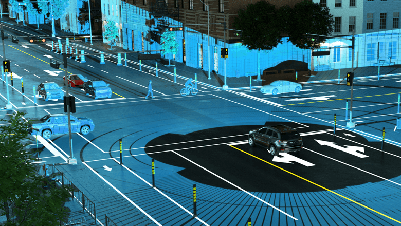 Detectie afstand van lidar sensor bij autonoom rijden
