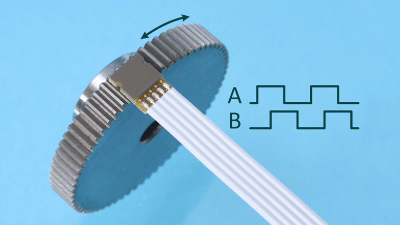 Inductive encoder Posic direct op tandwiel meten