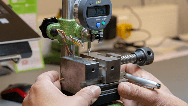 Nauwkeurige sensor assemblage