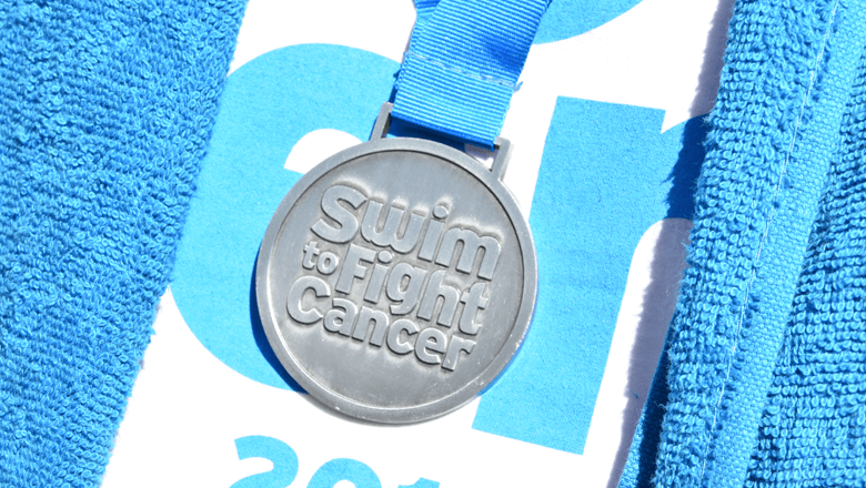 Team Sentech bij Swim to Fight Cancer 2019