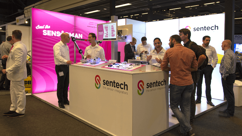 Sentech stand op Precisiebeurs
