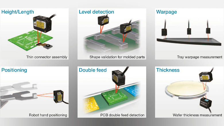 Omron ZX2 measure sensor types
