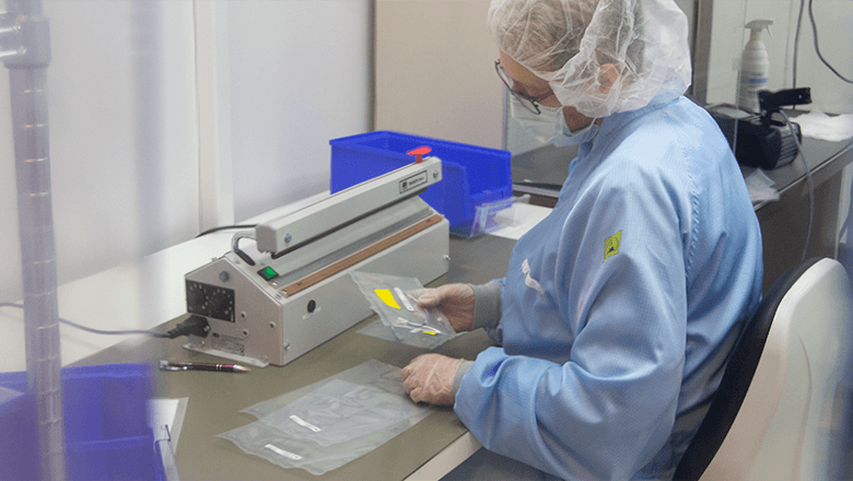 Sensoroplossing stofvrij in clean room